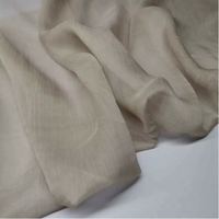 Tissu en Georgette de Soie Froissée Unie de 6 mm pour Robe et Foulard Fluides et Respirants – Tissu de Mode