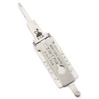 Outil de serrurier LISHI 2 en 1 HU87, en métal durable, pour le crochetage et le décodage de serrures de voiture, compatible avec la plupart des clés de voiture
