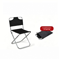 Chaise pliante ultra-légère en alliage d'aluminium avec dossier, style glamping, tabouret de camping portable d'extérieur, banc de pêche