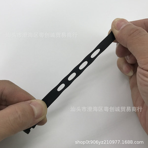 Attache-câbles rectangulaire en PP Yuechuangcheng, organisateur de bureau portable, style minimaliste, 500 unités - Product Image 4