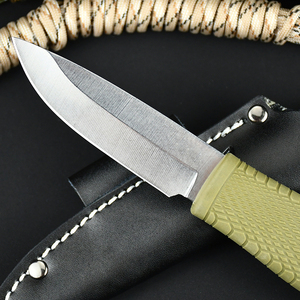 <span class=keywords><strong>Coltello</strong></span> <span class=keywords><strong>da</strong></span> Caccia e Campeggio a Lama Fissa in Acciaio CPM3V con Manico in Kraton, Disponibile OEM, Durezza 60 HRC - Product Image 5