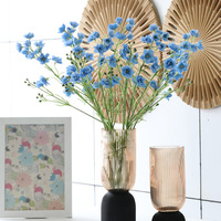 Kunstbloemenfilm Kleine zwaluwen Realistische textuur Viooltjes PVC 3D-geprinte woondecoratie Bloemstukaccessoires