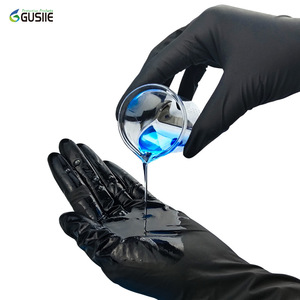Blue Guardian Black Nitrile Gloves Disposable Powder Free Food Grade Waterproof Smooth Texture Full Coverage - Product Image 2