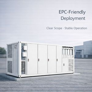 Contenedor BESS Comercial e Industrial de 20 pies y 5 MWh con Enfriamiento por Aire, Comunicación RS485 y Conexión a Red para Respaldo de Energía - Product Image 4