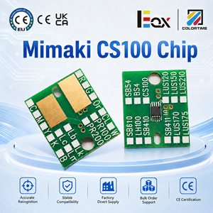 Chip de Impresora CS100 Compatible con Mimaki SWJ 320 S2, SWJ 320 S4, SWJ 320EA, Suministros de Impresión con Tinta Solvente de 2000 ml, Suministro de Tinta Estable - Product Image 1