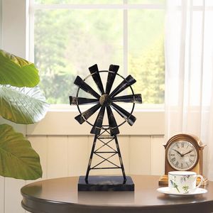 Articles de décoration intérieure au design rétro <span class=keywords><strong>Moulin</strong></span> à <span class=keywords><strong>vent</strong></span> élégant en métal décoratif - Product Image 2
