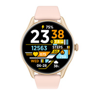 M19pro Reloj Inteligente BT Llamada Mensaje Recordatorio 1,43 pulgadas AMOLED Temperatura Monitor de Ritmo Cardíaco Fitness Deportes Smartwatch