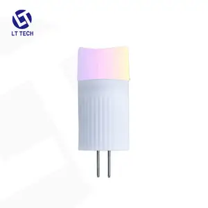 Lámpara LED de cerámica de 2W G4, Bombilla inteligente de cerámica con Control WiFi, bombillas Led G4 para exteriores, accesorios de iluminación de paisaje