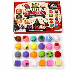 Calendrier de l'Avent Mystère USA RTS 24 jours : Boîte Surprise Squishy Dumpling – Jouet Anti-Stress pour Cadeaux – Promotion de Noël - Product Image 5