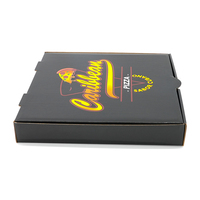 Boîte d'emballage personnalisée imprimée, brillante, de qualité alimentaire, unique, écologique, belle, durable, avec ruban, boîte à pizza