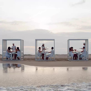 Canopy aluminium <span class=keywords><strong>chaise</strong></span> <span class=keywords><strong>longue</strong></span> imperméable <span class=keywords><strong>Chaise</strong></span> <span class=keywords><strong>longue</strong></span> plage <span class=keywords><strong>auvent</strong></span> Table <span class=keywords><strong>chaise</strong></span> ensemble de mobilier d'extérieur piscine Villas Gazebo lit de vacances - Product Image 3