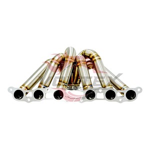 ท่อร่วมไอเสีย Vortex 2JZGE สำหรับ Lexus GS300 IS300 SC300 ขนาด 3.0 นิ้ว แบบ V-Band ทำจากสแตนเลสสตีล สำหรับรถแข่ง - Product Image 2