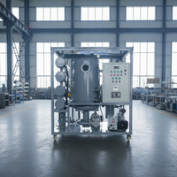 Machine de purification d'huile transformateur en ligne, machine de nettoyage d'huile usagée avec traitement anti-corrosion pour postes de transformation