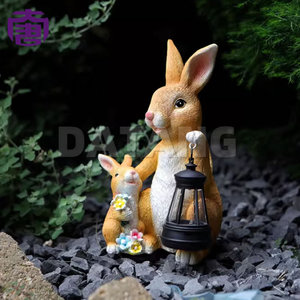 Luces Decorativas LED de Conejos Madre e Hijo para Parques y Jardines, Luces Decorativas con Motivos Navideños para Uso en Exteriores - Product Image 3