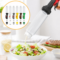 Bouteille Distributrice de Sauce Rechargeable en Gros pour Ketchup et Condiments de Qualité Alimentaire, Idéale pour Chocolat et Restaurants Fast-Food