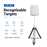 Système de Détection de Drones 100M-6Ghz à Bandes Complètes Fixes, Portée 10km, avec TDOA, AOA, Alarme DJI, Suivi de Position, Détection UAV FPV et Protection de Sécurité