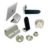 Support en alliage d'aluminium personnalisé en usine Fournisseur Support de production usiné CNC Support de téléphone tablette PC avec logo personnalisé