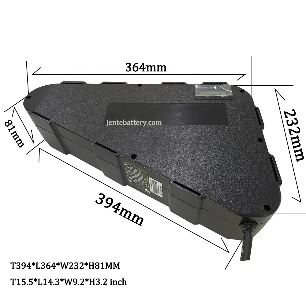 36V 48V 52V 60V 72V Ebike triángulo batería 20AH 25AH 30AH e-bike batería de litio para 500W-8000W e bike