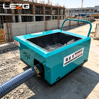 Pompe à béton électrique à vis, portable, pour coulage de structures secondaires, machine de transport de mortier pour chantier de construction