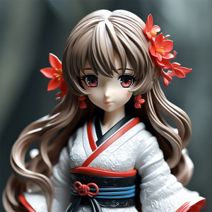 Figurine de fille anime personnalisée, thème folklorique, modèle de collection en PVC, jouet pour filles de plus de 12 ans, dérivés d'animation - Product Image 1