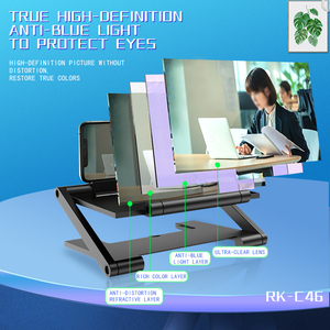 9 Inch Portable Phone Screen <strong>Magnifier</strong> Adjustable Bracket Holder Waterproof <strong>Flexible</strong> Amplifier for Movies Studies Desk Usage - Product Image 3