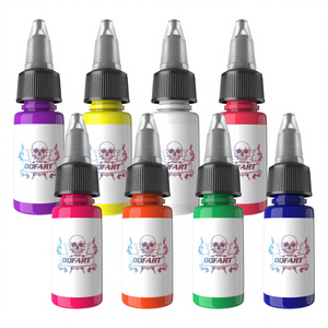 <span class=keywords><strong>Tinta</strong></span> <span class=keywords><strong>Fluorescente</strong></span> para Tatuajes DQFART, 8 Colores, 15 ml, Pigmento para Tatuajes de Zhejiang, Herramientas para Tatuajes, Gran Venta Transfronteriza - Product Image 1