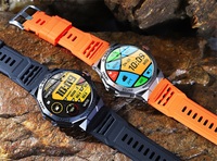 Bracelet de couple intelligent soleil et lune Ultra-mince K62 écran rond de 1.43 pouces surveillance de la santé des appels BT 2024 montre intelligente de vente chaude