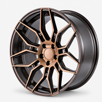 Jantes en alliage d'aluminium de 19, 20, 21, 22 et 23 pouces pour voitures particulières, monobloc forgées, 4x100, 4x108, 5x120, 5x112, 5x100, 5x114.3
