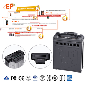 EP Lipo Batterij 14s 20ah 25C Smart Drone Batterij Plug-in 5C Snelladen Lihv BMS Meerdere Beschermingen LiPO Intelligente Batterij - Product Image 3