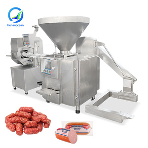Embutidora de Salchichas Mecánica Automática OCEAN, Máquina Rellenadora de Salchichas Italianas - Product Image 1