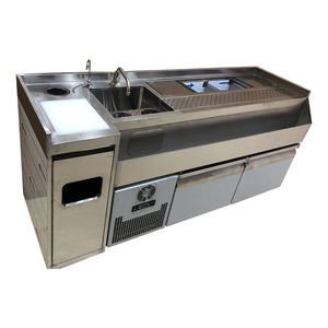 Mostrador Móvil Comercial para Pizza y Ensaladas con Equipo para Exhibición de Bebidas Frías - Product Image 6