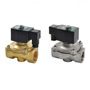 COVNA-Válvula Solenoide de 2 vías, 12V, 24V, válvula solenoide de aire y agua eléctrica