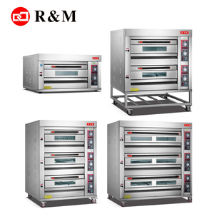 China Guangzhou Factory precios de equipos de panadería 3 cubiertas 9 bandejas horno de gas, 3 cubiertas horno de gas para hornear pan <span class=keywords><strong>pizza</strong></span> venta Comercial - Product Image 5