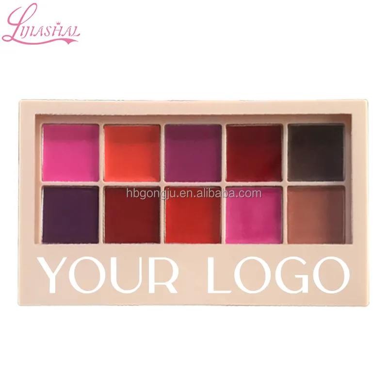 Tavolozza rossetto trucco OEM/ODM logo personalizzato pigmento alto con MOQ basso