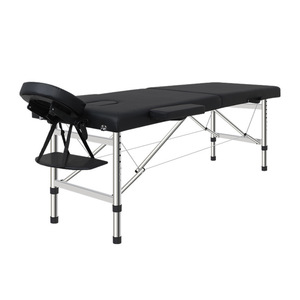 Ji Heng Massage Bed Metal Frame Foldable <b>Adjustable</b> Portable Reclining Beauty <b>Table</b> for Home Spa Therapy Use - Product Image 3