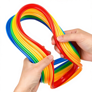Attrezzatura Sensoriale in Plastica per l'Allenamento, Anelli per Gioco della Scacchiera, Gioco a Griglia per Esercizio Fisico Indoor per Bambini, per Asili e Aree Ricreative - Product Image 6