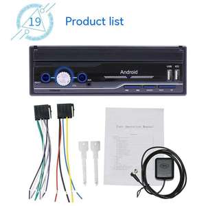Car Android Player Instrument <strong>Panel</strong> 1Din 7-inch Retractable Mp5/mp3 Audio Stereo Gps BT Reverse Video Car DVD Player - Product Image 5