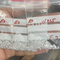 Diamants de laboratoire HPHT de petite taille, taille baguette, en gros, 1*2mm, 1.5*2.5mm, 1.5*3mm, pour la fabrication de montres et de bijoux