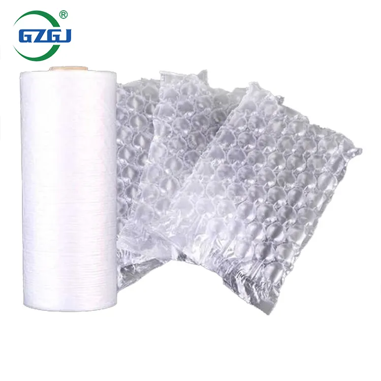 Air Cushion Bubble Film Roll For Shipping Protection Plastic Air Bubble Roll Wrap Anti Shock Packing Material