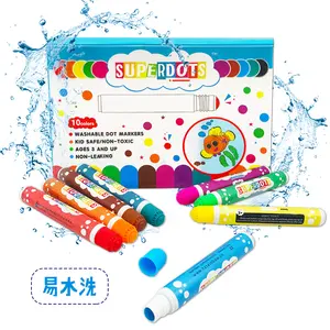 Kleur Pen Kleine Dot Markers Kids Schilderen Gereedschap Graffiti Bingo Dabber 10 Kleuren Set Tekening Speelgoed Niet Giftige Inkt Dot marker