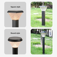IP65 étanche 10W-50W LED lumières de jardin pour patio extérieur pelouse voie décor corps en plastique pour parc paysage