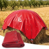 Bâche en PVC imperméable, résistante aux UV et aux déchirures, avec coins renforcés noirs pour tente, auvent, bâche de sol, randonnée