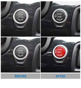 ES N-BME-047 BMW X5 sợi carbon push button bắt đầu xe nội thất phụ kiện được sản xuất phụ tùng xe hơi chuyên gia Mô hình tương thích E70 - Product Image 6
