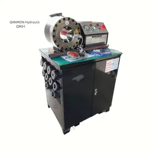 Penjualan pabrik langsung dengan alat perubahan cepat mesin keriting mesin pembuat crimping karet hidrolik fleksibel