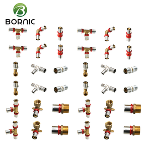 Bornic جودة عالية PEX مع عينة مجانية 16 *-63 * كوع نحاسي متساوي الضغط مناسب للسطح المطلي بالضغط المنخفض - Product Image 1