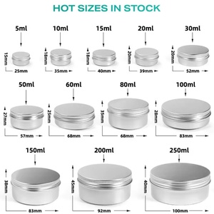 Lata de Aluminio de Grado Alimenticio de 200 ml (6.8 oz) para Almacenamiento de Alimentos para Mascotas, Leche, Azúcar, Bocadillos, Pan, Sándwiches y Gelatina - Product Image 2