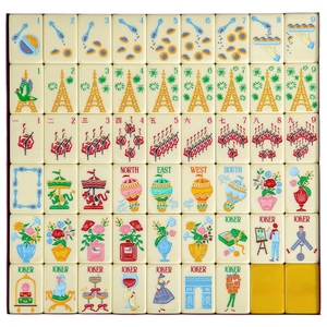 Juego de Fichas de Mahjong Americano, Diseño Moderno de Alta Gama, para 4 Jugadores, <span class=keywords><strong>La</strong></span> Vie En Mahj |   Lujo - Product Image 1