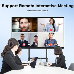 <span class=keywords><strong>KINGONE</strong></span> จอแอลซีดี 65 นิ้ว 4K 20 จุดสัมผัส อินฟราเรด กระดานอัจฉริยะแบบโต้ตอบ ทีวี หน้าจอสัมผัส ไวท์บอร์ด - Product Image 4