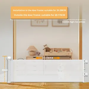 <span class=keywords><strong>Barrière</strong></span> pour animaux de compagnie personnalisée de 45 cm, <span class=keywords><strong>anti</strong></span>-escalade, en plastique, pour lapins, chiens et petites races - Product Image 6