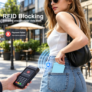 RFID Blocking Custom logo Slim Minimalist Pu Leather Card Holder Magnet <strong>Wallet</strong> Magsafe ID Card <strong>Wallet</strong> with Stand - Product Image 3